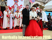 Fasching 2016: Inthronisation des Narrhalla Prinzenpaares Prinz Christian II (Schöttl) von Monaco de Bavaria und Prinzessin „Andrea II. – von der royalen Kunst des Holzbaus @ Marienplatz am 09.11.2016